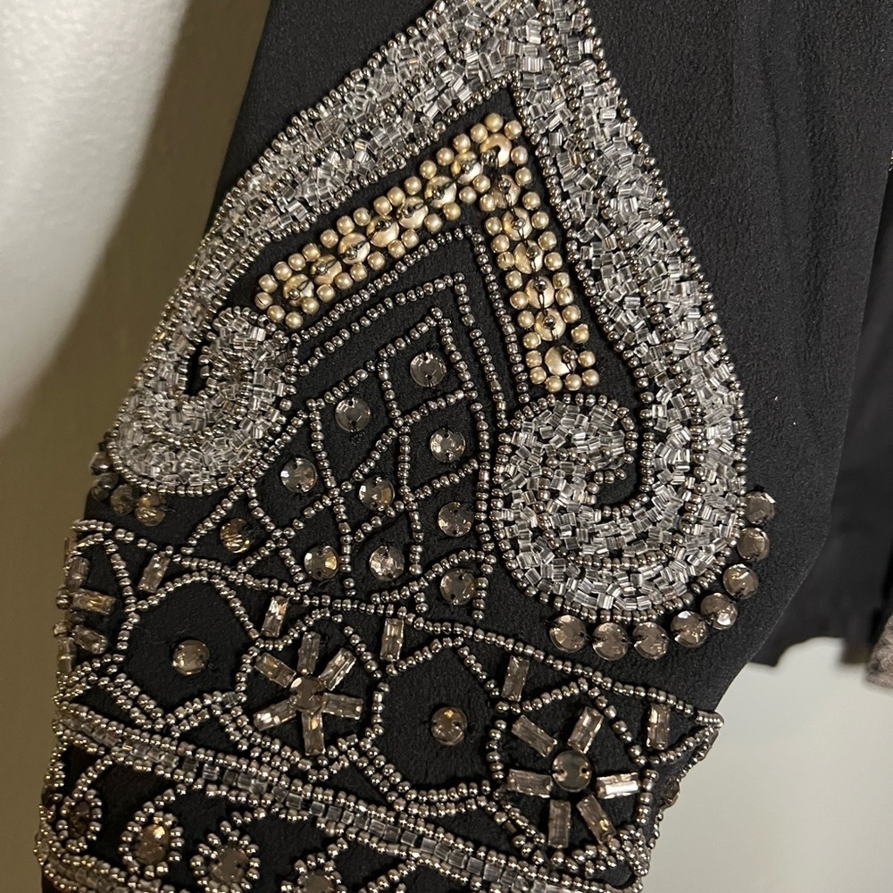 Soft Surroundings Beaded Open Front Cardigan - image 7